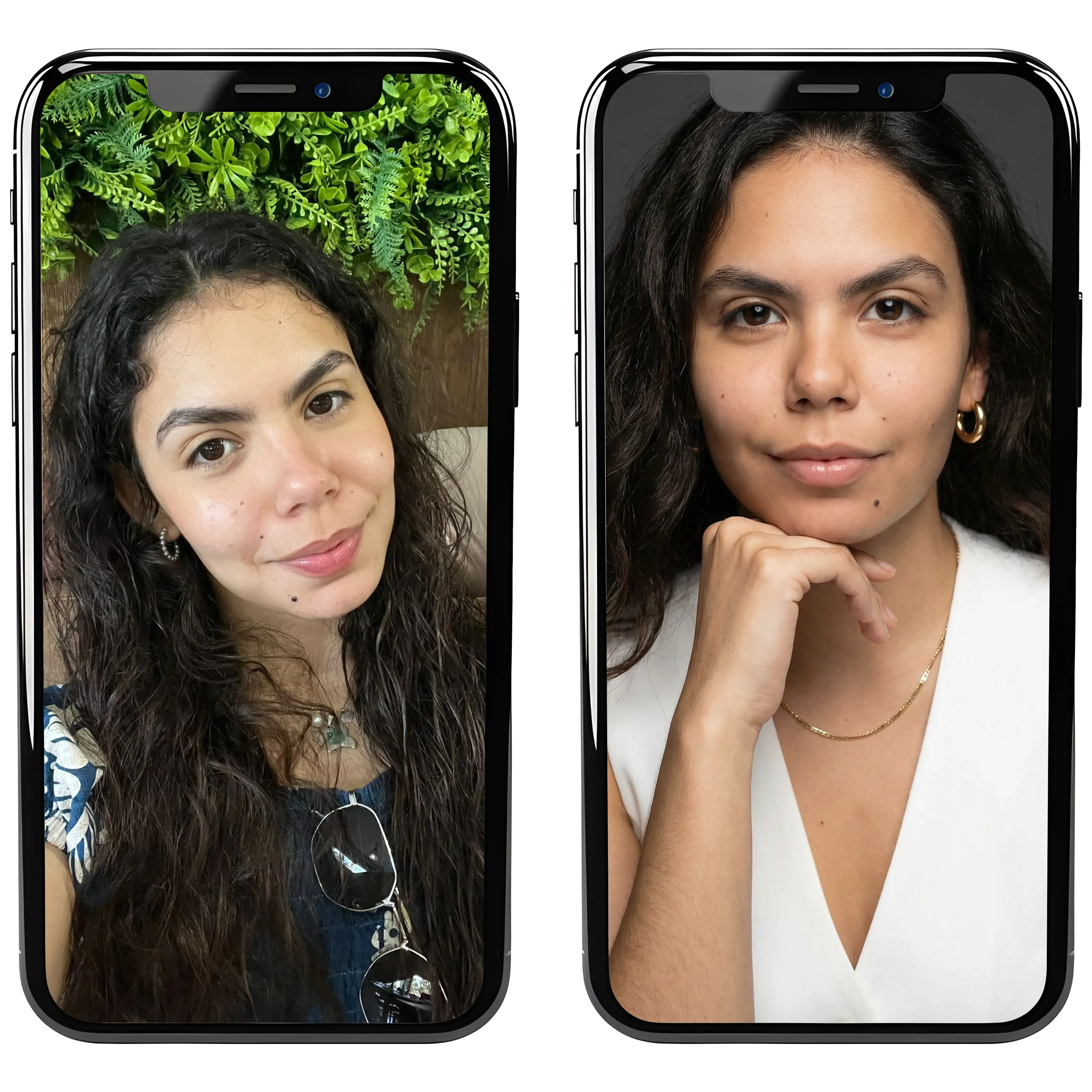 Antes e depois transformação