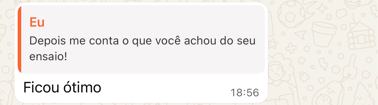 Depoimento de cliente